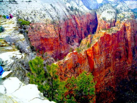 It was so dangerous! No fences or anything. 