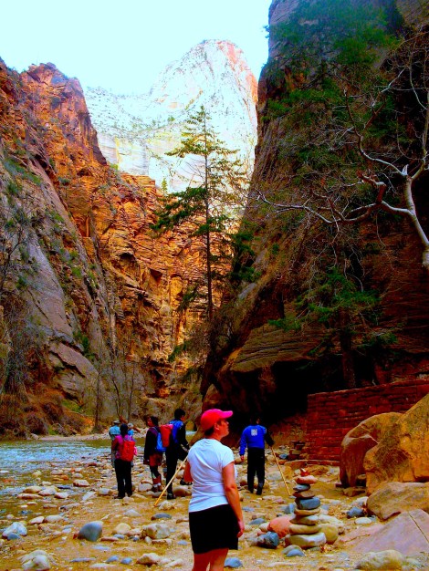 But there’s a trail that leads to…the Narrows! 