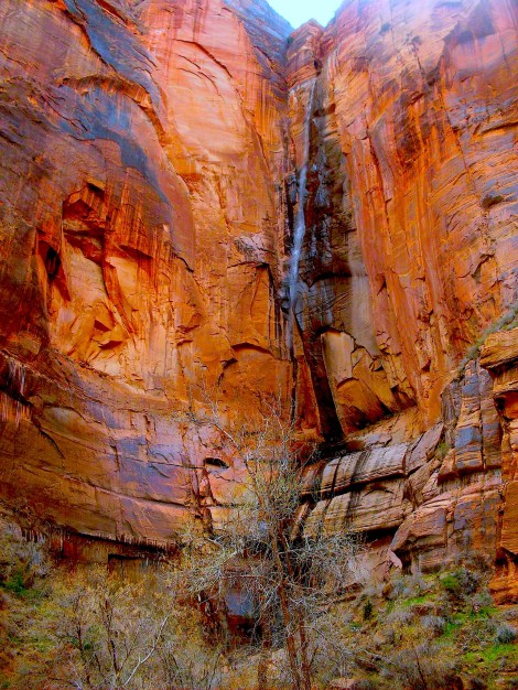 The falls. Veeeerrrryyyy tall, not much water, though… 