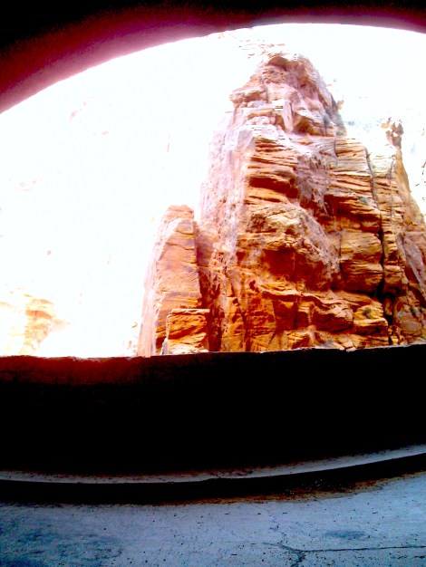 And a scenic overlook! Except you weren’t allowed to get out and look…or stop the car…we just slowed down and took a quick picture on the fly. 