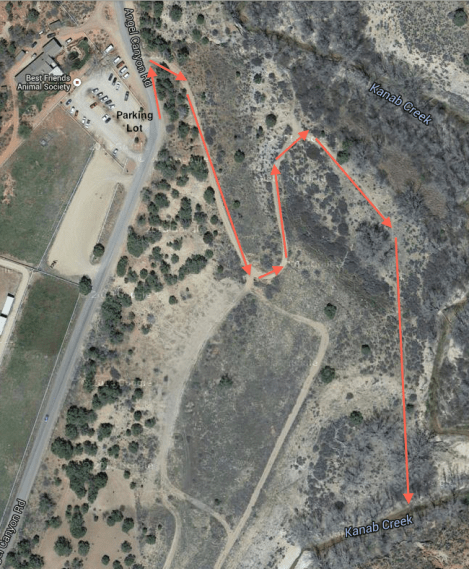 Kanab Creek Map