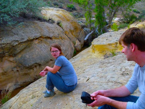 It was a little too far to jump from one side to the other, but I gave it serious thought. 