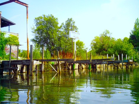 A parking lot for boats!