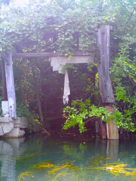 An abandoned “garage.”