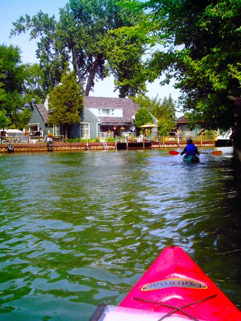 Getting into another neighborhood.