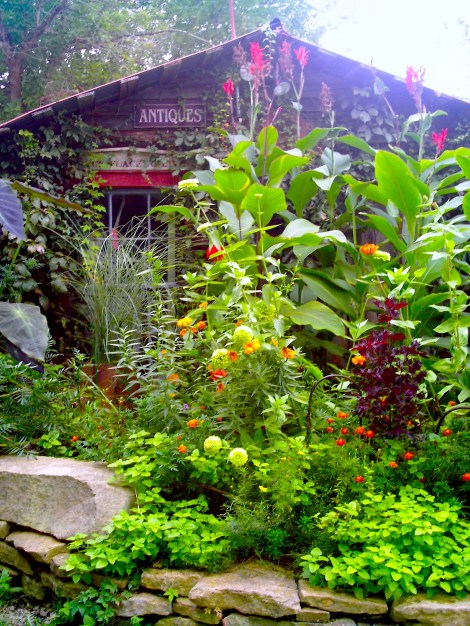 The gardens were beautiful. 