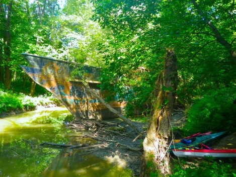 We pulled in at the back. Big mistake. 