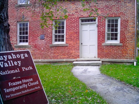 The Frazee House was closed! 