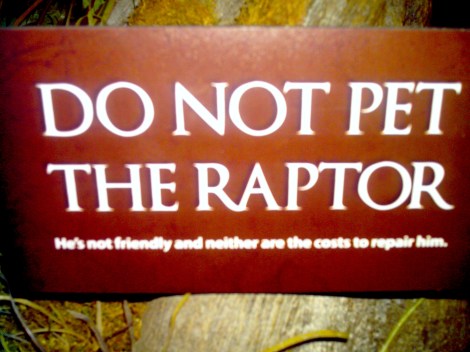 They had hilarious signs. 