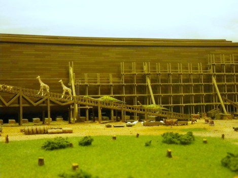 Giraffes and dinosaurs! 